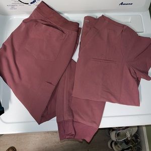 Mauve Mandala Scrub Set